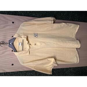 Gildan Yellow Polo Shirt with Number 20 Embroidery